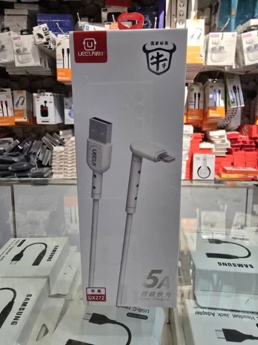 کابل شارژر اورجینال یولر، مناسب آیفون، مدل UX272، طول 1 متر، مخصوص گیمینگ