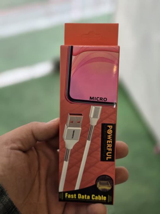 کابل شارژر پاورفول میکرو usb مدل p70