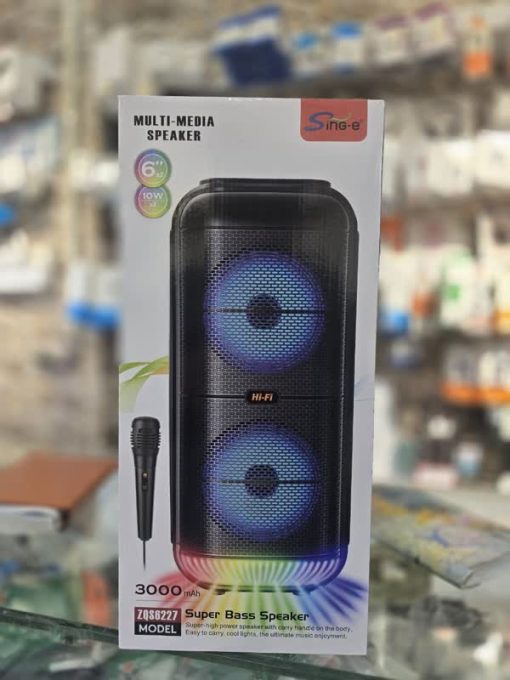 اسپیکر بلوتوثی قابل حمل زد کیو اس مدل 6227