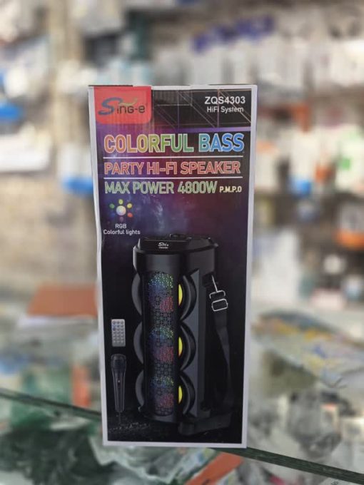 اسپیکر بلوتوثی قابل حمل مدل ZQS4303